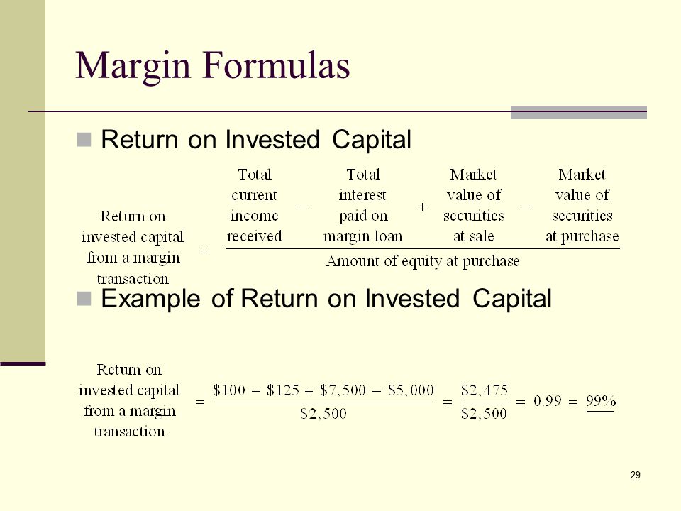 Costes marginales formula